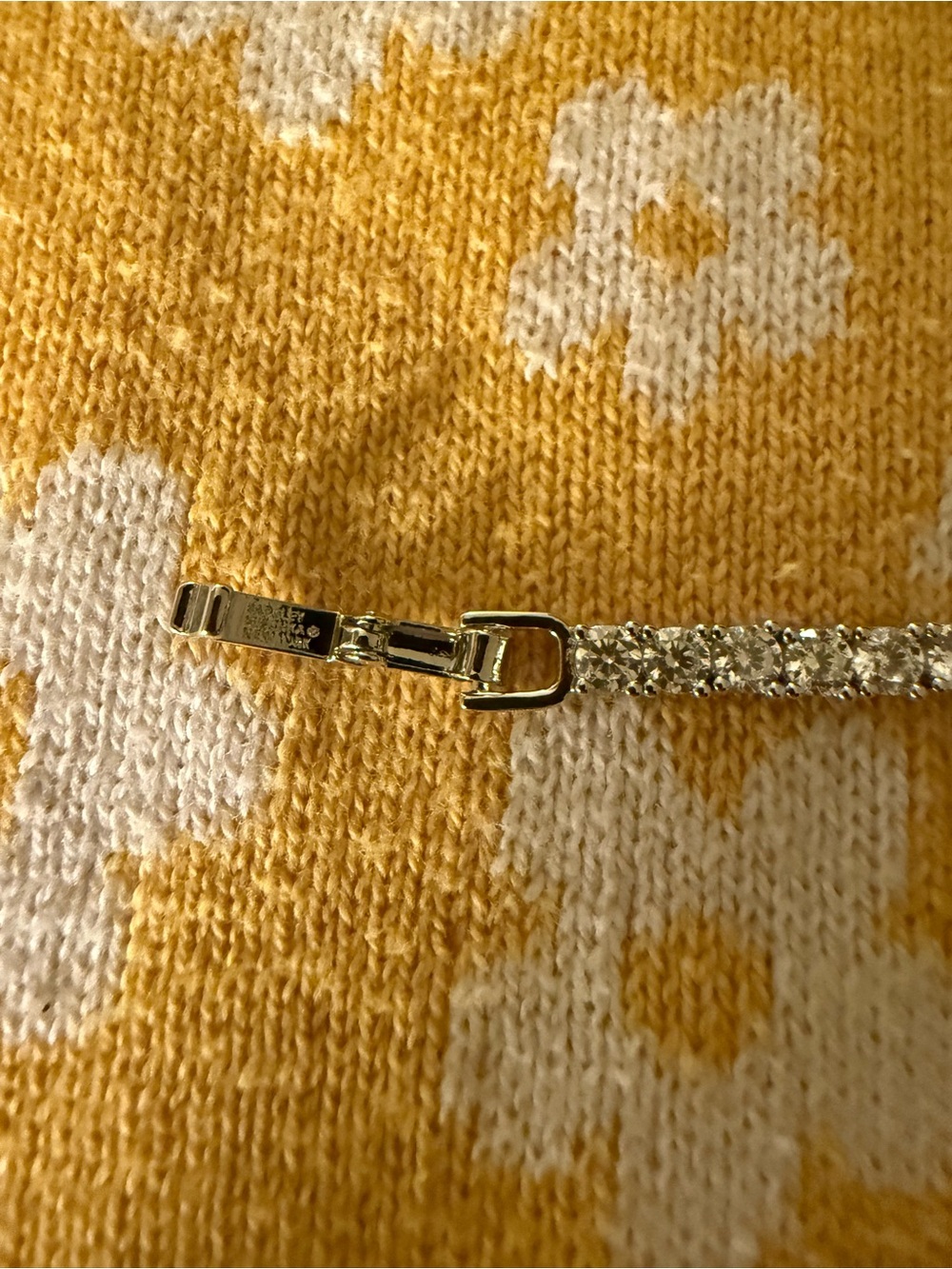 Badgley Mischka Gold Crystal Snowflake Bracelet - Picture 2 of 7